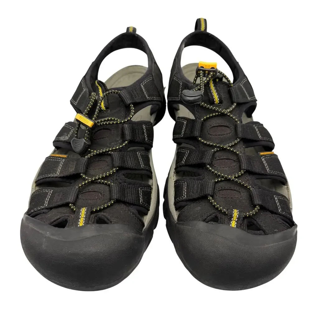 Keen Newport H2 Sandals Men's US 12 UK 11 Black Waterproof Hiking Trail Outdoor